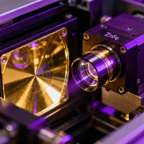 Precision optics system inside Glowforge Pro